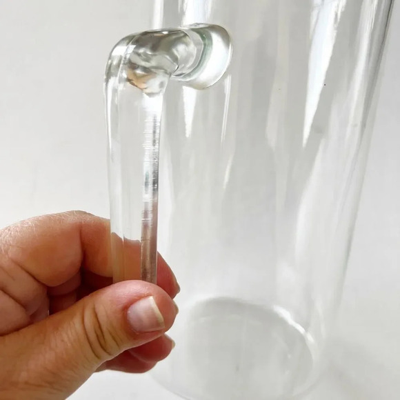 Pyrex Clear Glass 8” Pitcher Water Decanter Beaker USA Collector Vase - Picture 2 of 9